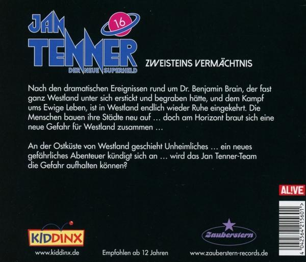 Tenner - (CD) 16 Vermächtnis-Folge Jan Zweisteins -