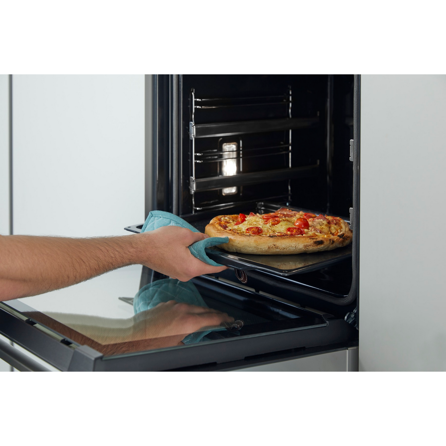 Horno - Hisense BSA65226AB, 77 l, Integrable, Limpieza por agua, 59.50 cm, Inox