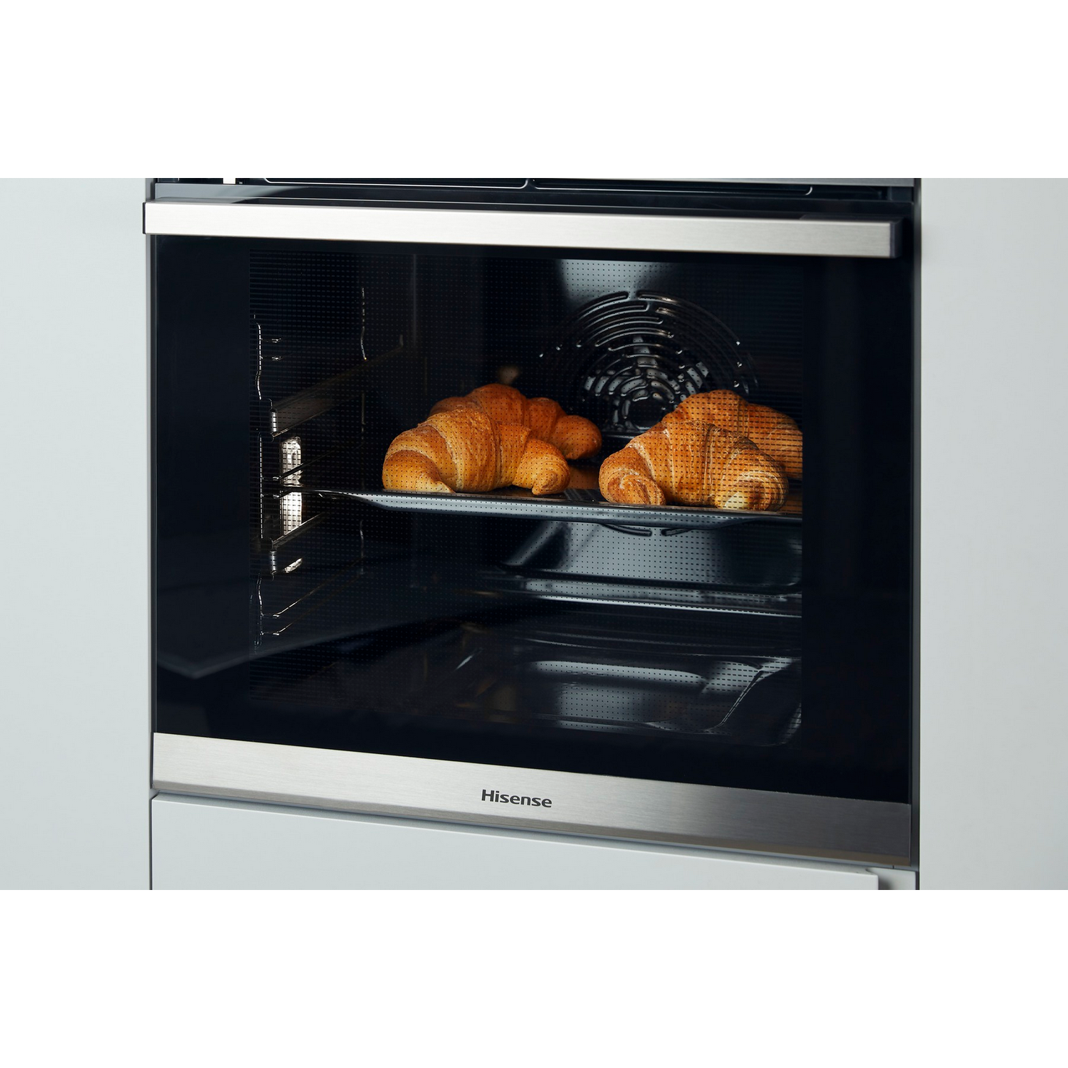 Horno - Hisense BSA65226AB, 77 l, Integrable, Limpieza por agua, 59.50 cm, Inox