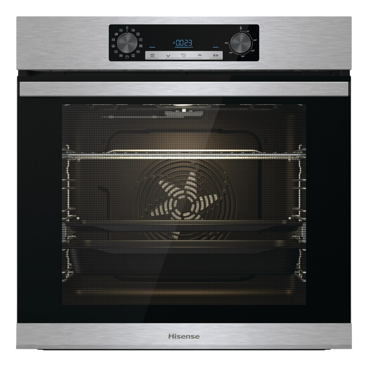 Horno - Hisense BSA65226AX, 77 l, Integrable, Limpieza por agua, 59.50 cm, Inox