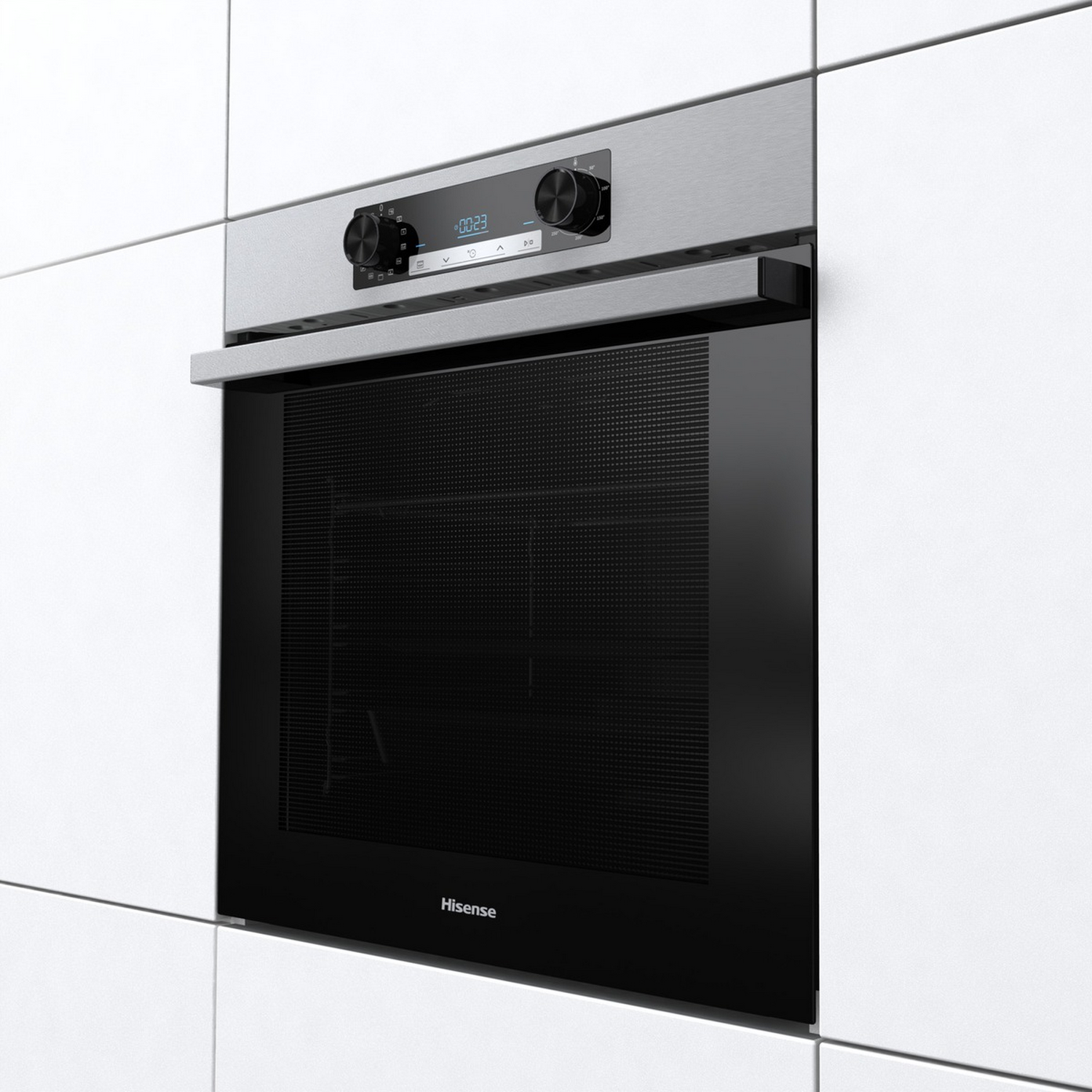 Horno - Hisense BSA65211CX, 77 l, Integrable, Catálisis, 59.50 cm, Inox