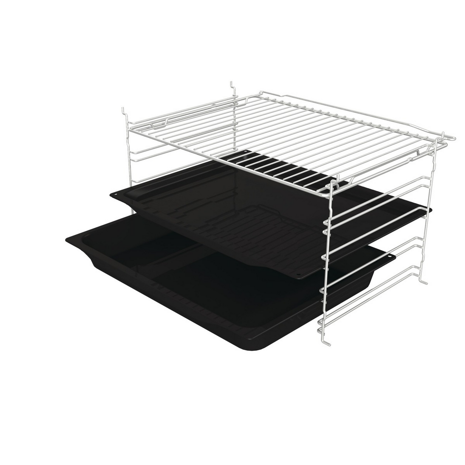 Horno - Hisense BSA65211CX, 77 l, Integrable, Catálisis, 59.50 cm, Inox