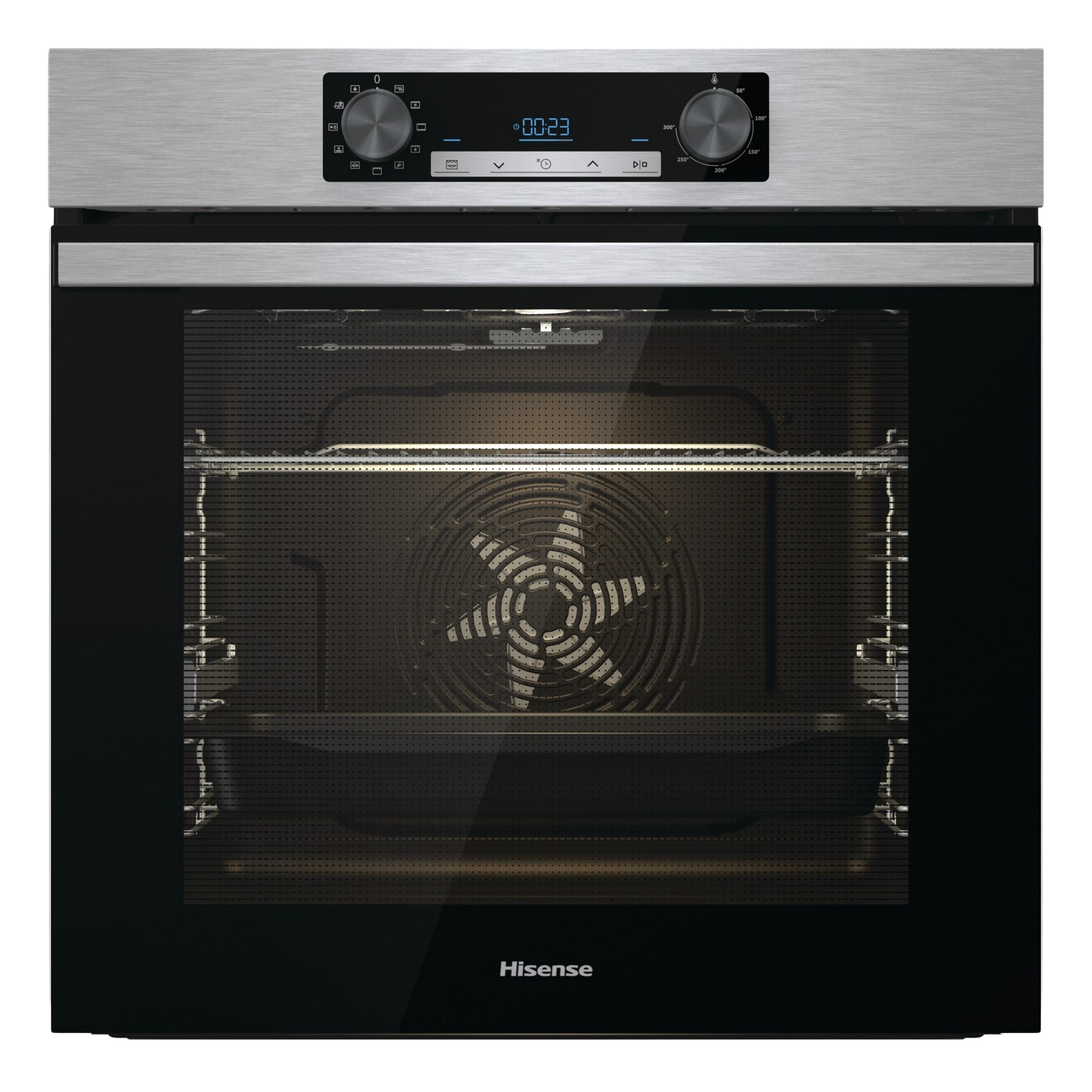 Horno - Hisense BI62216AX, 77 l, Integrable, Limpieza por agua, 59.50 cm, Inox