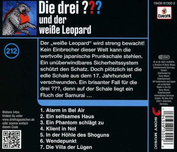 Die Rückseite eines Buches mit Text. Es hat ein Bild eines Leoparden darauf.