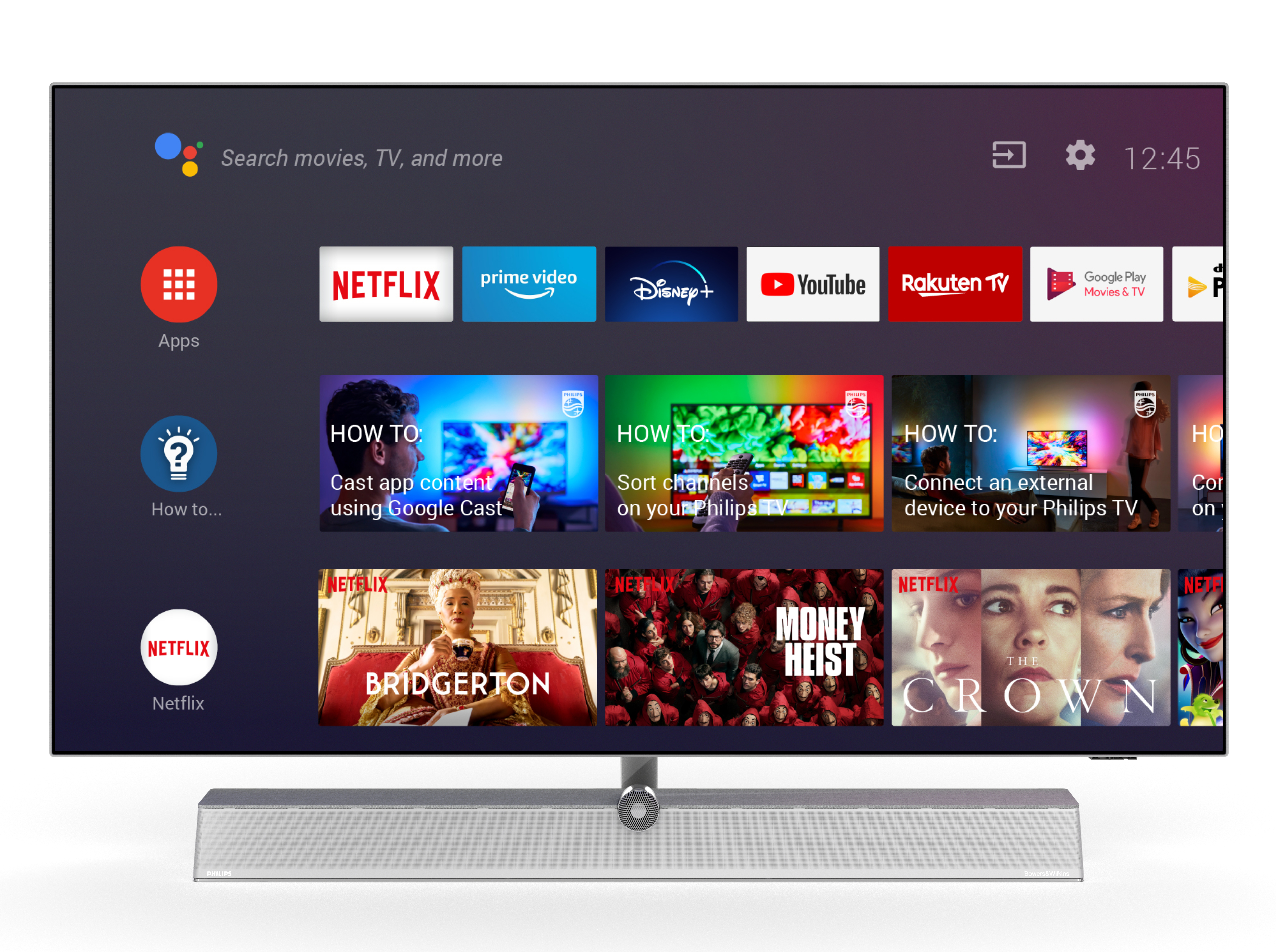 PHILIPS 55OLED936 OLED TV (Flat, 55 Zoll / 139 cm, OLED 4K, SMART TV, Ambilight, Android TV™ 10 (Q))