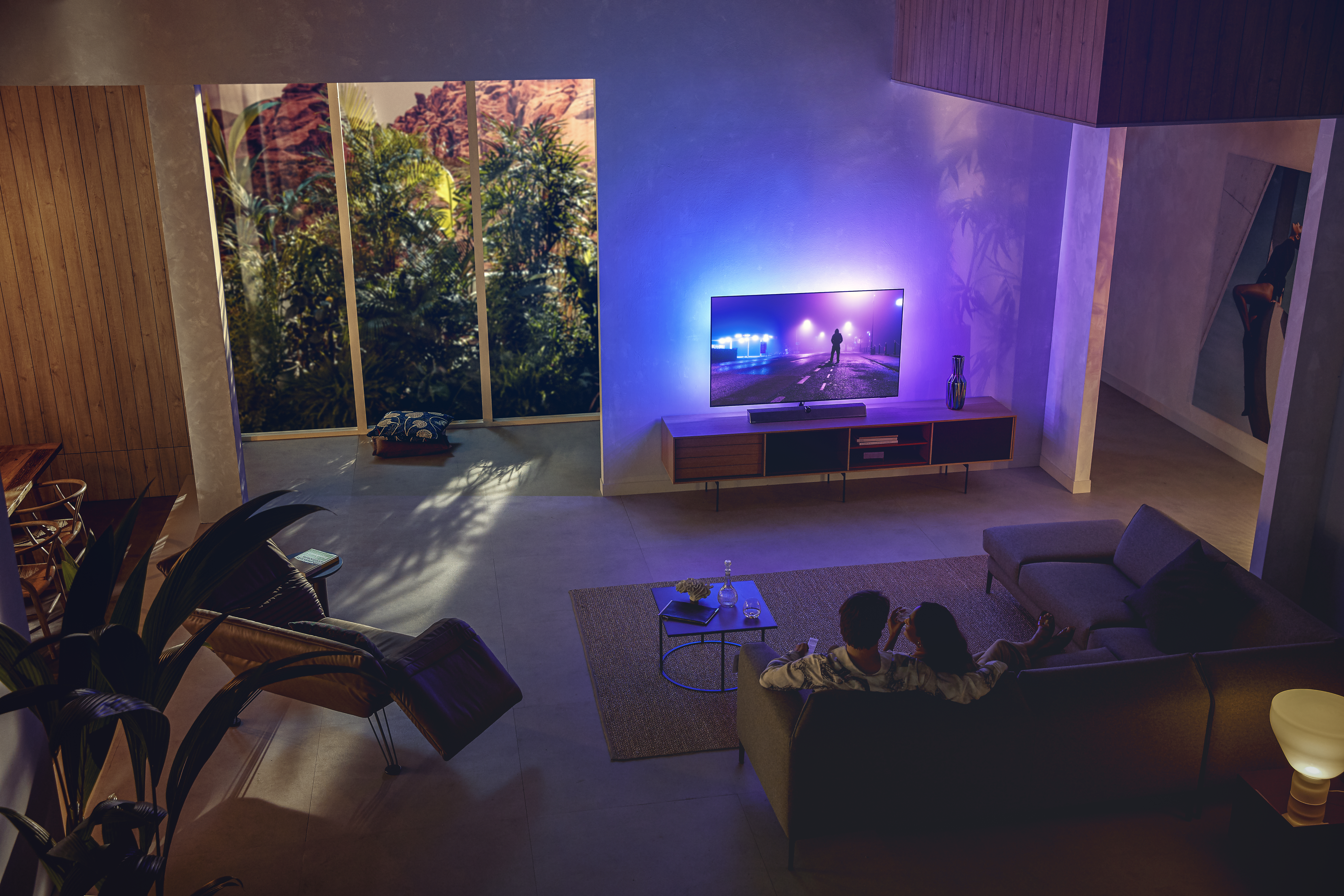 PHILIPS 55OLED936 OLED TV (Flat, 55 Zoll / 139 cm, OLED 4K, SMART TV, Ambilight, Android TV™ 10 (Q))