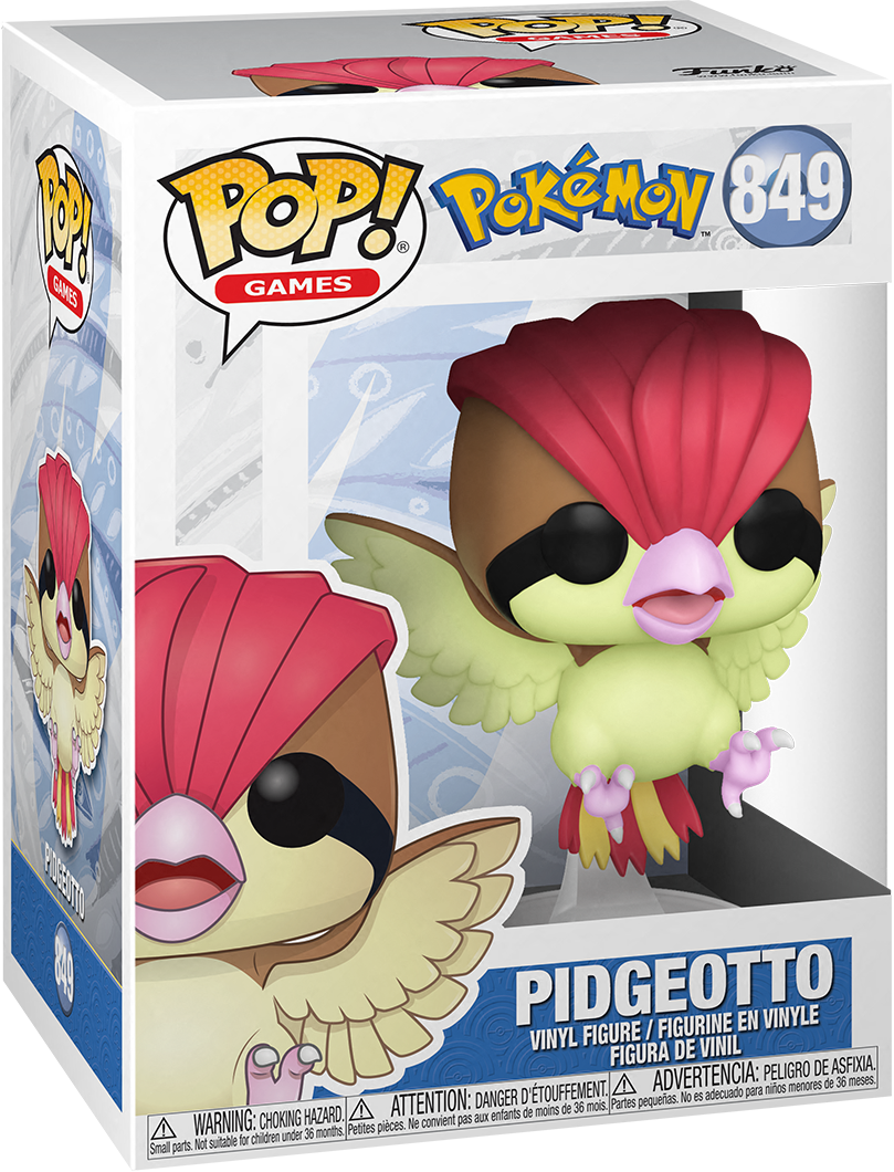 FUNKO POP! Games : Pokémon - Roucoups - Figurine de collection (Multicolore)