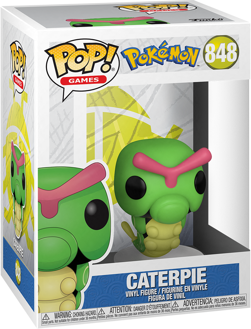 FUNKO POP! Games: Pokémon - Raupy - Personaggi da collezione (Multicolore)