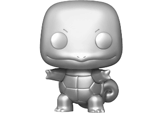 FUNKO POP! Games: Pokémon - Schiggy (argento metallizzato) - Personaggi da collezione (Argento metallico)