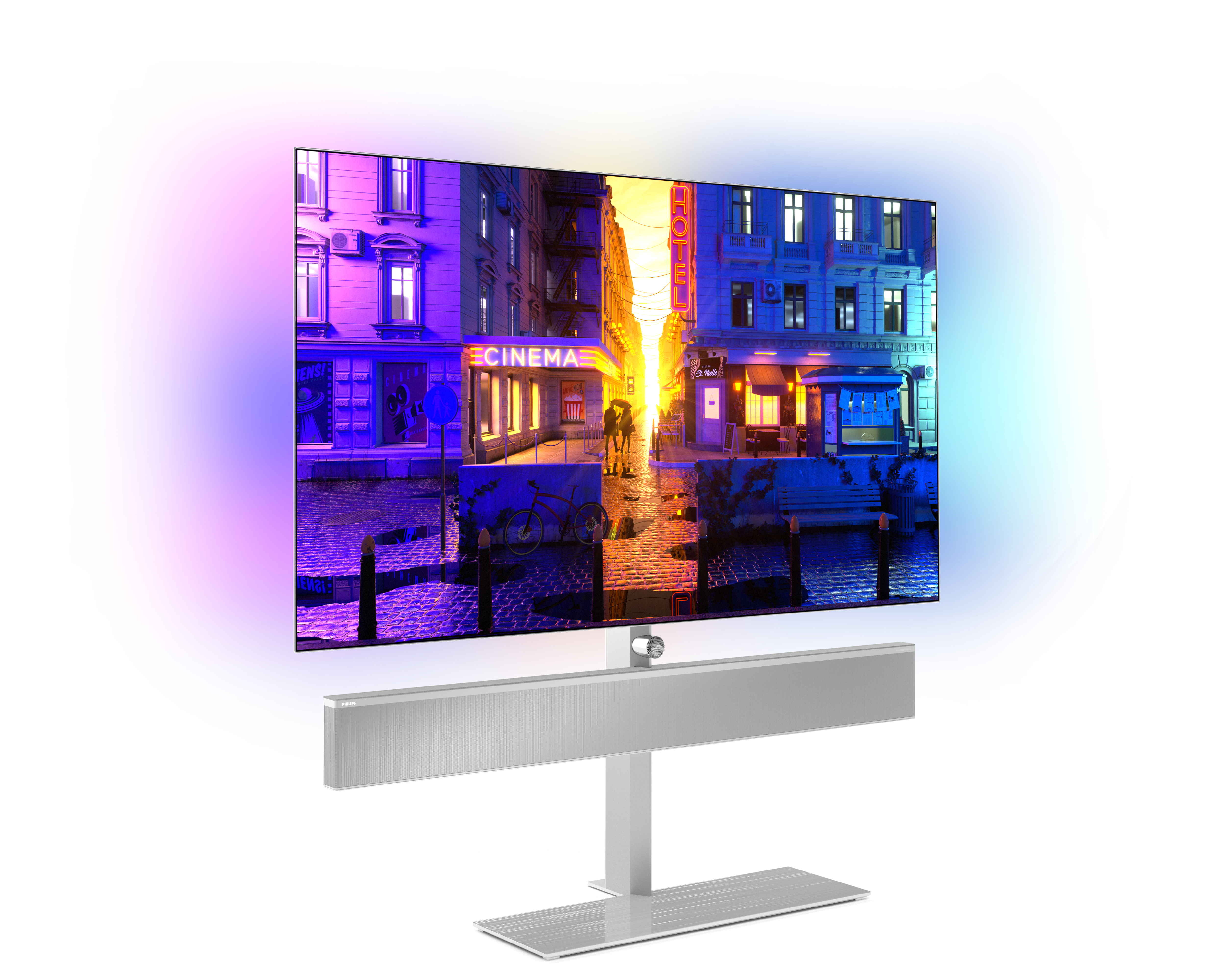 PHILIPS 65OLED986 OLED TV (Flat, 65 Zoll / 164 cm, OLED 4K, SMART TV, Ambilight, Android TV™ 10 (Q))