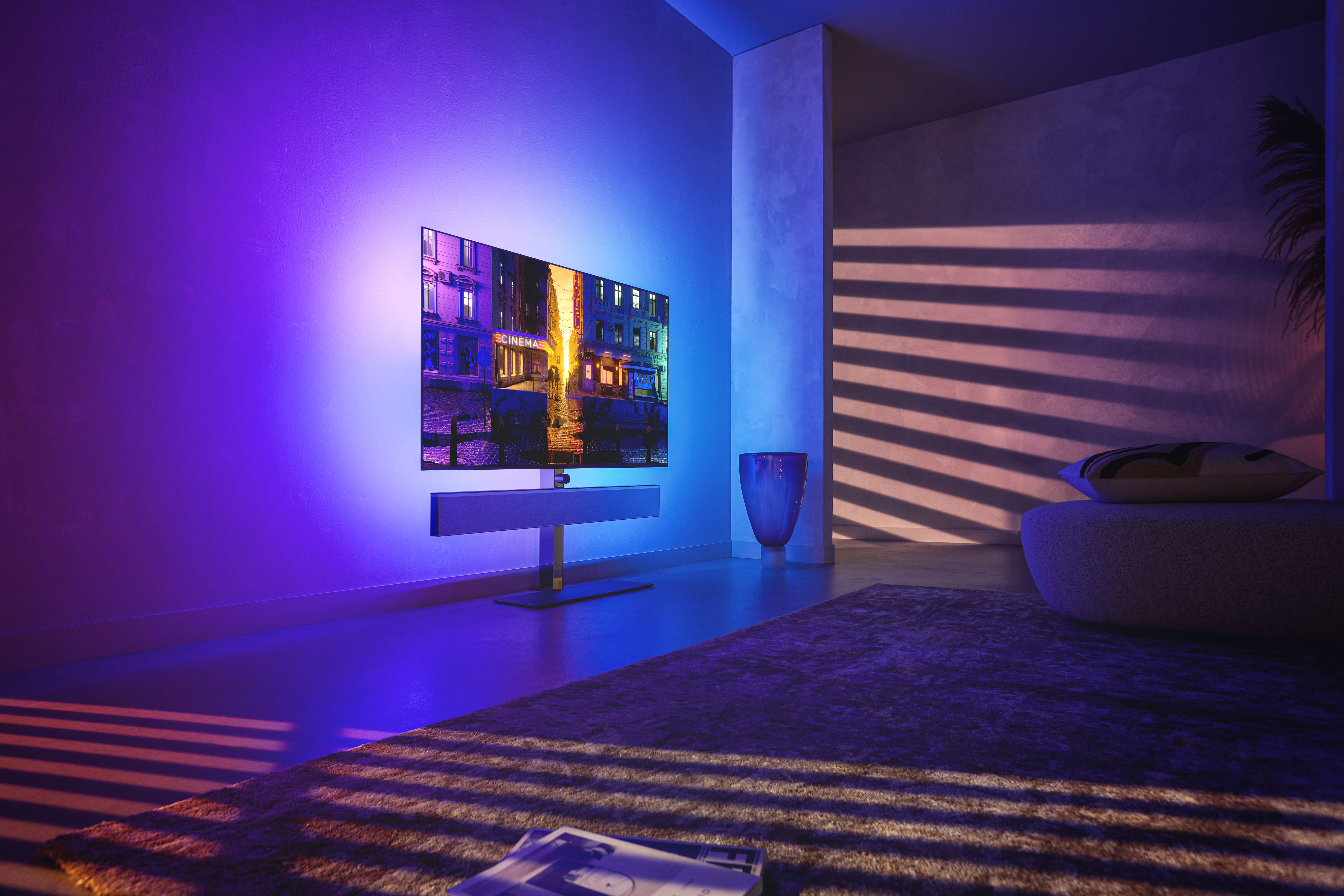 TV, / (Flat, SMART 10 Zoll 164 Ambilight, 65OLED986 PHILIPS cm, (Q)) TV TV™ OLED 65 4K, Android OLED