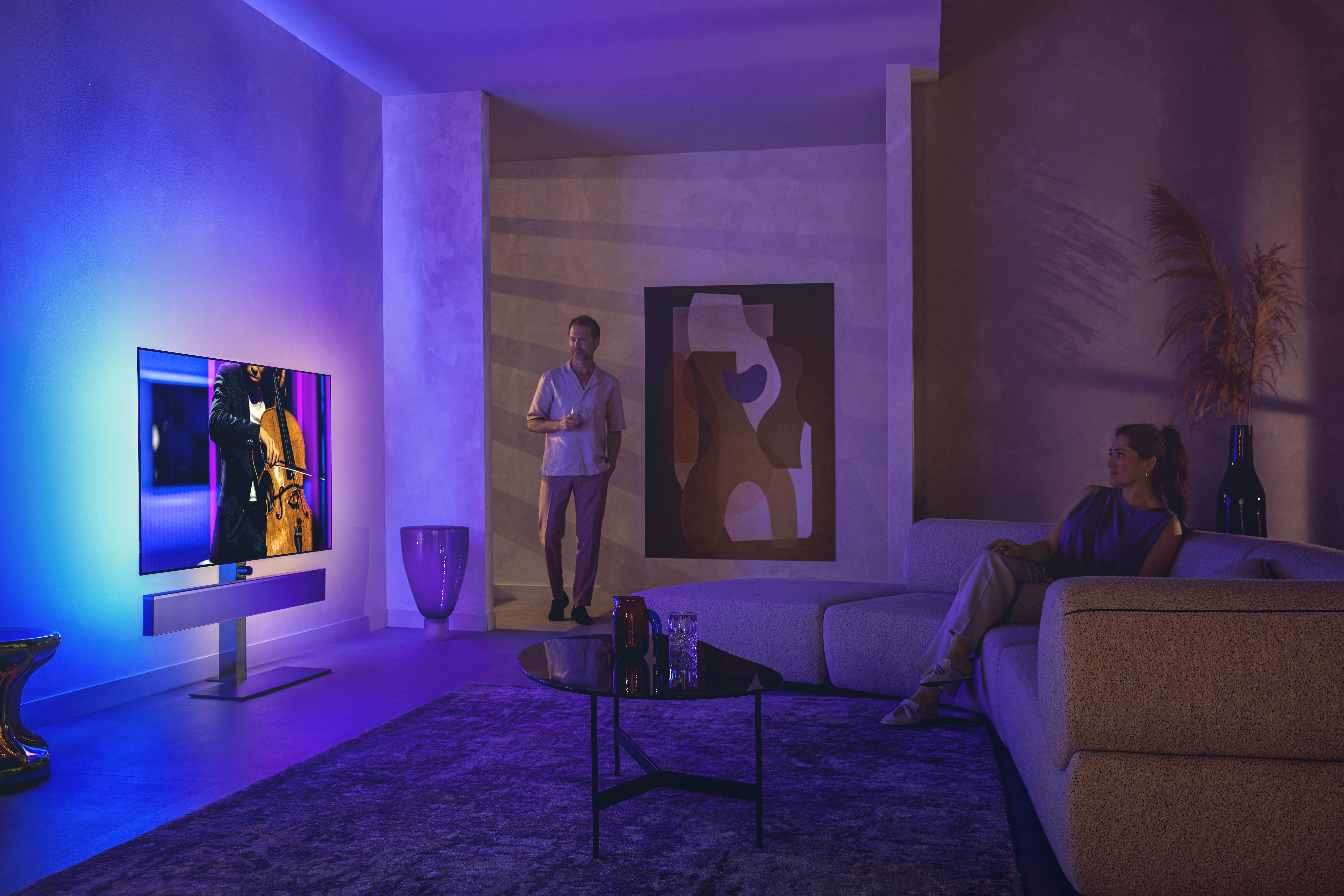 PHILIPS 65OLED986 OLED TV (Flat, 65 Zoll / 164 cm, OLED 4K, SMART TV, Ambilight, Android TV™ 10 (Q))