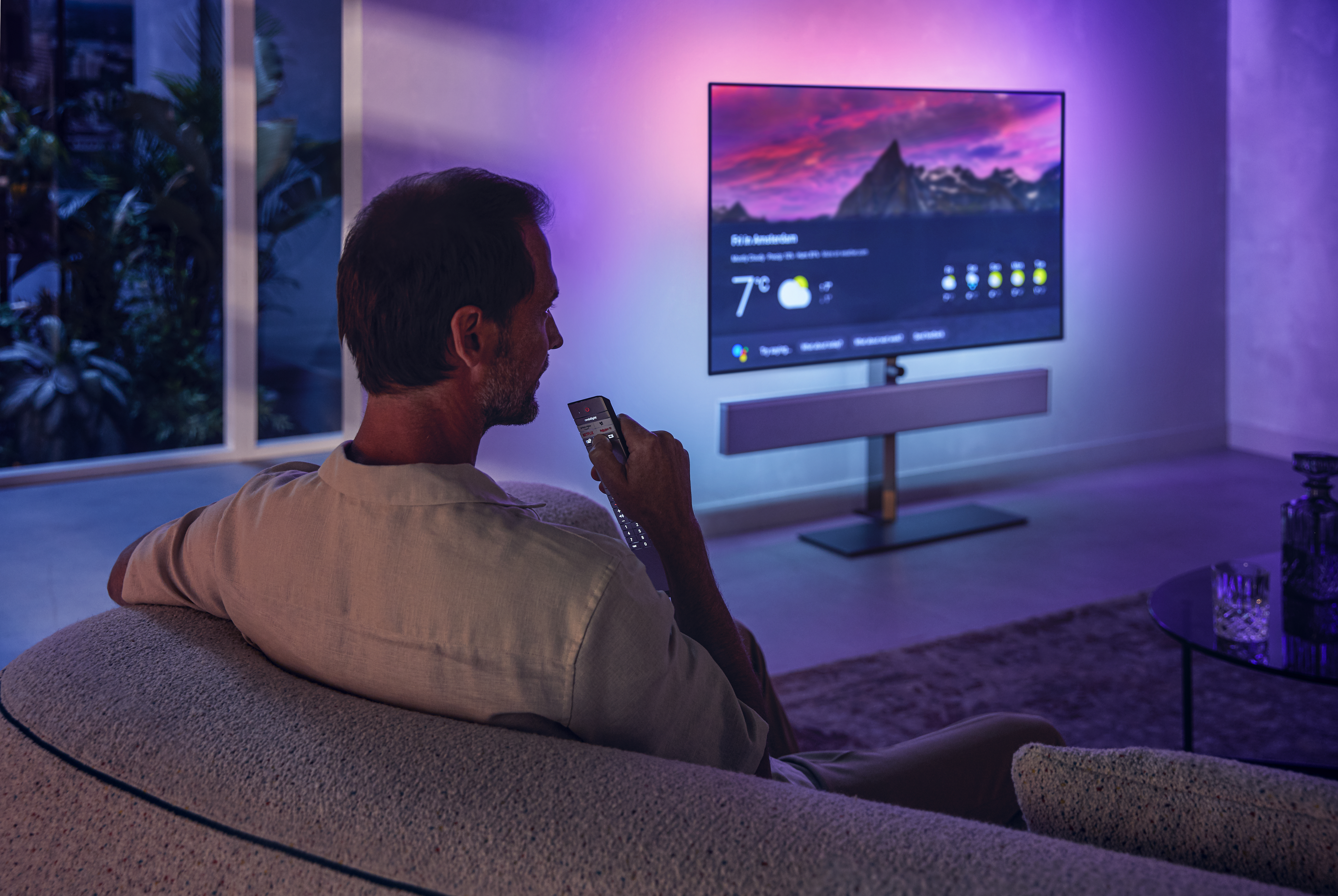 PHILIPS 65OLED986 OLED TV (Flat, 65 Zoll / 164 cm, OLED 4K, SMART TV, Ambilight, Android TV™ 10 (Q))