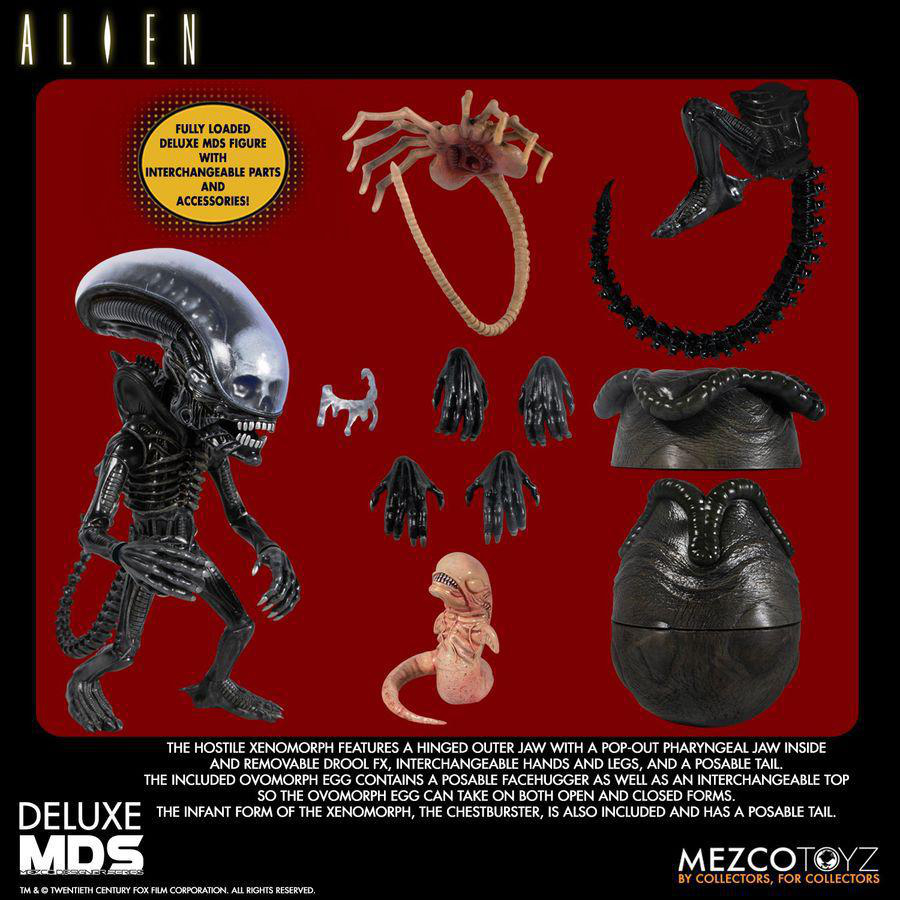 MEZCO TOYS Alien MDS Deluxe Xenomorph Actionfigur