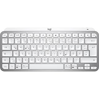 LOGITECH Tastatur MX Keys Mini, Bluetooth, Tastenbeleuchtung, QWERTZ, Pale Grey