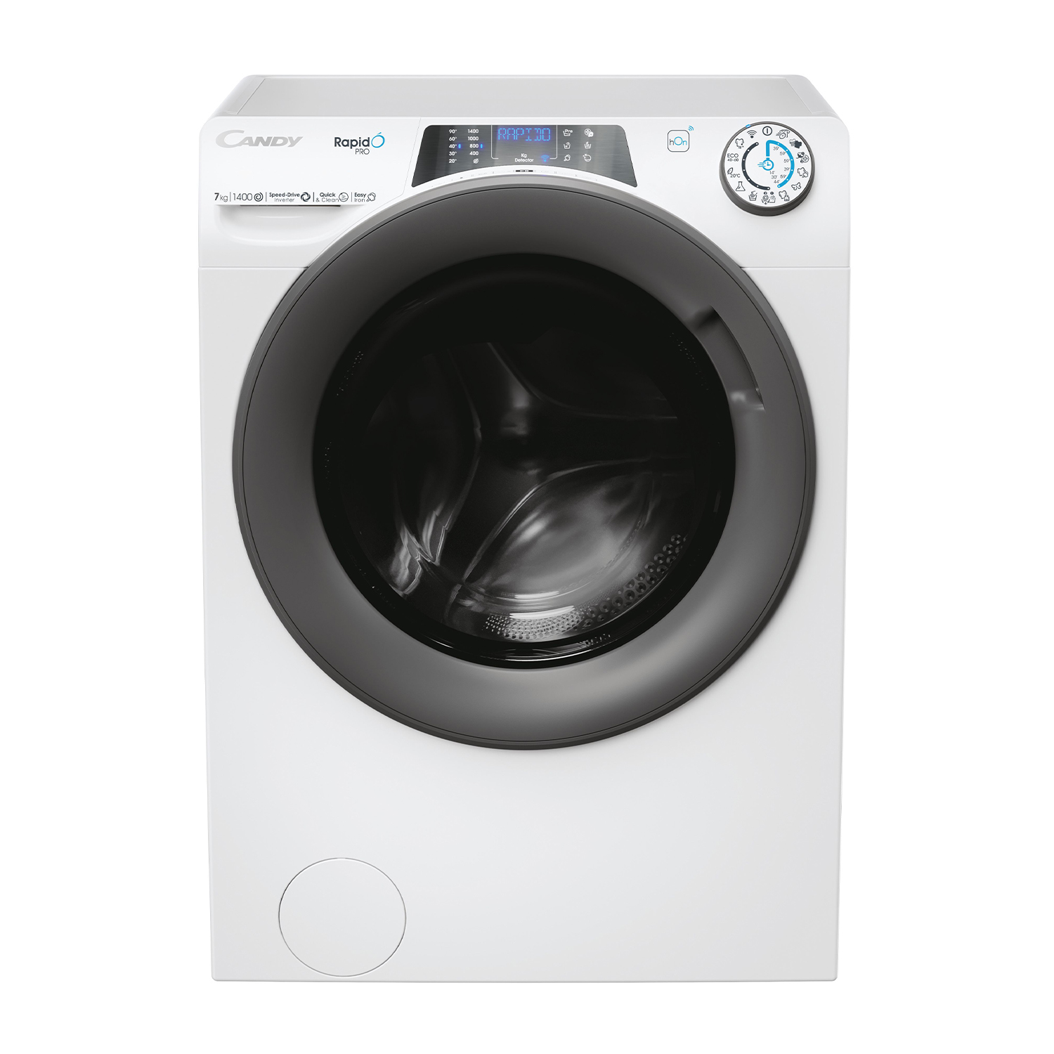 Candy RP4 476Bwmr/1-S Lavatrice Slim, Caricamento frontale, 7 kg, 45 cm, Classe A
