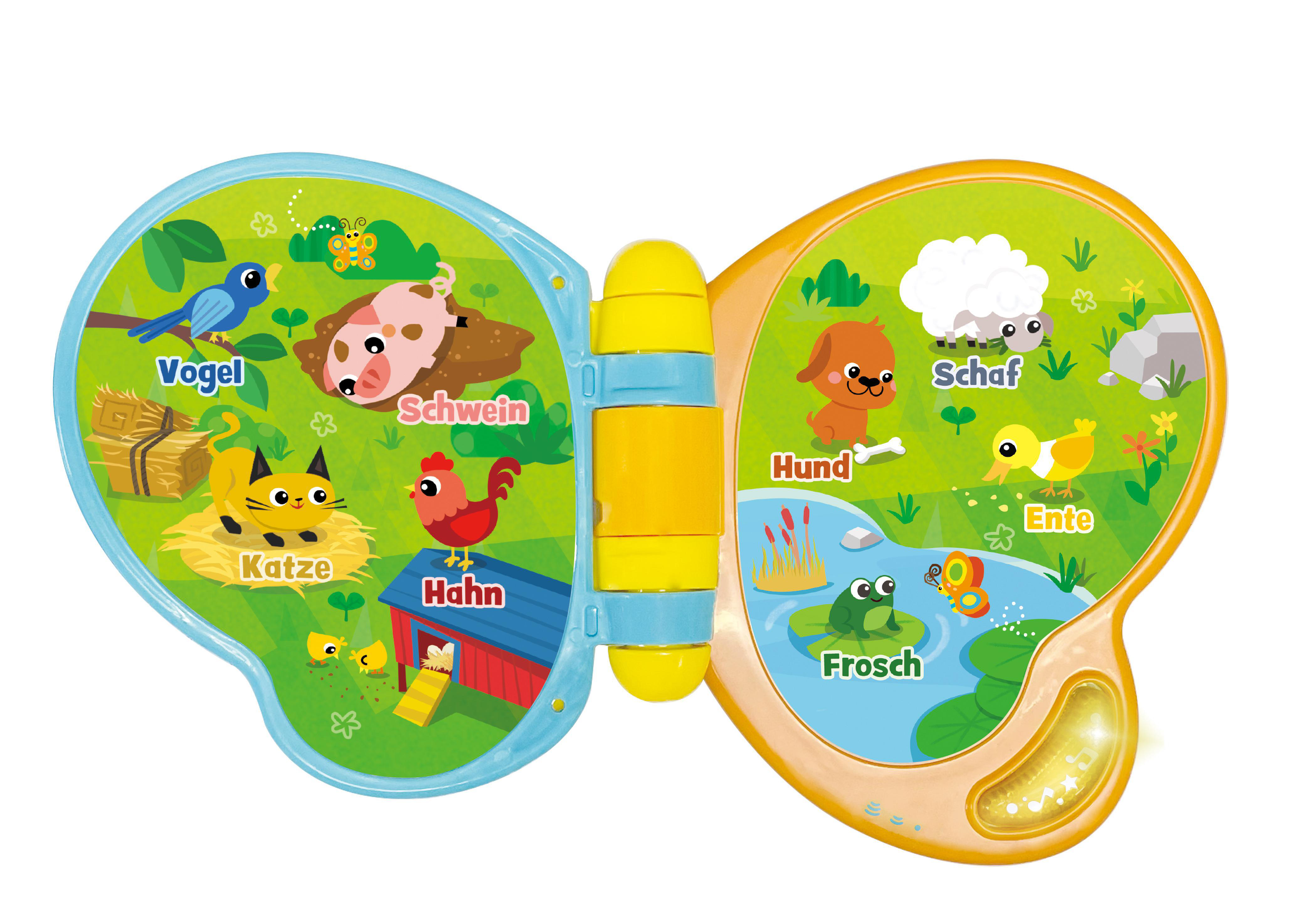 VTECH 2-in-1-Schmetterling Nachziehspielzeug, Mehrfarbig