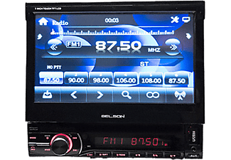 Autorradio Belson STL5705KML, DIN, Pantalla táctil 7", W, Manos Libres, Bluetooth, USB, SD,