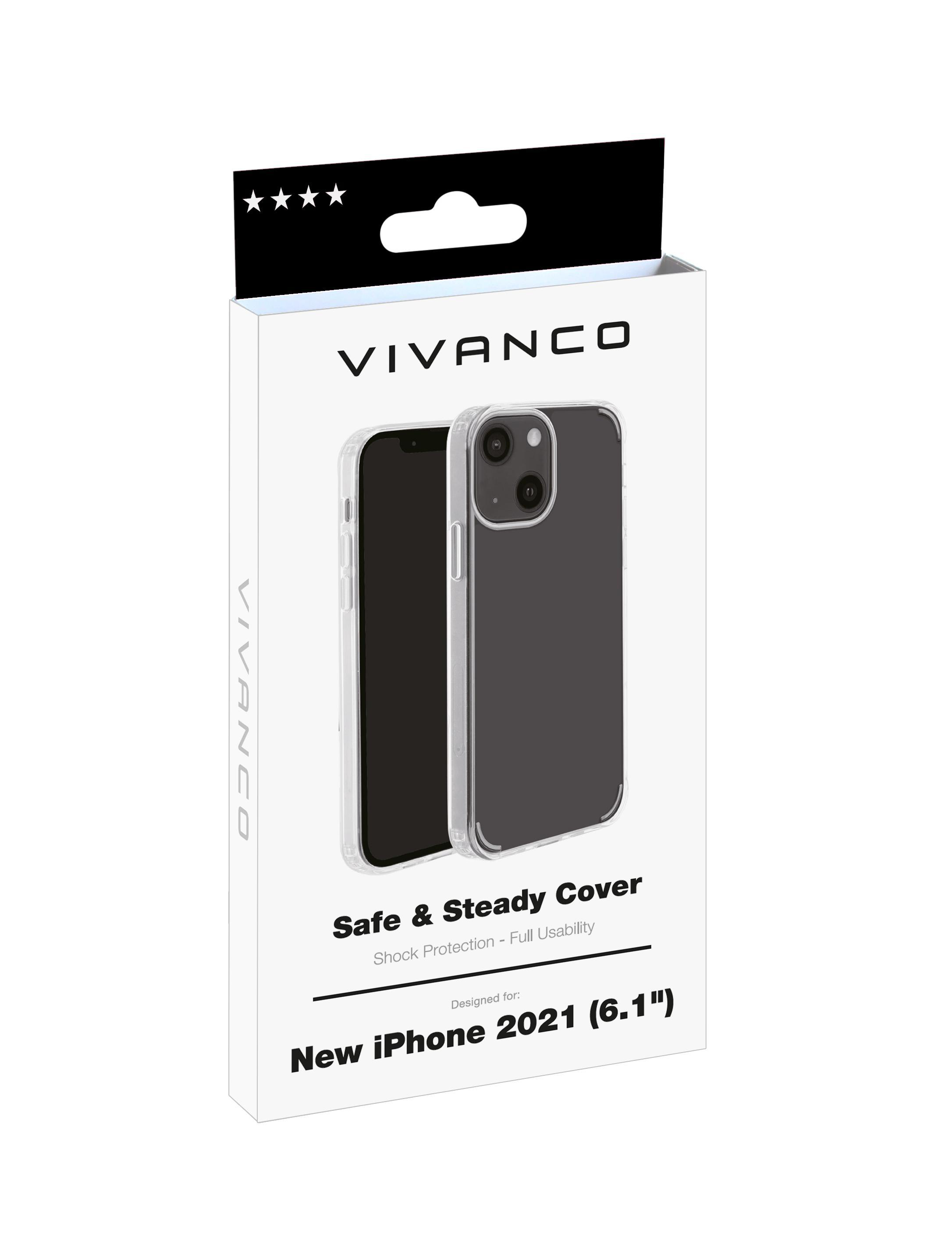 Apple, Safe VIVANCO and Backcover, steady, Transparent iPhone 13,