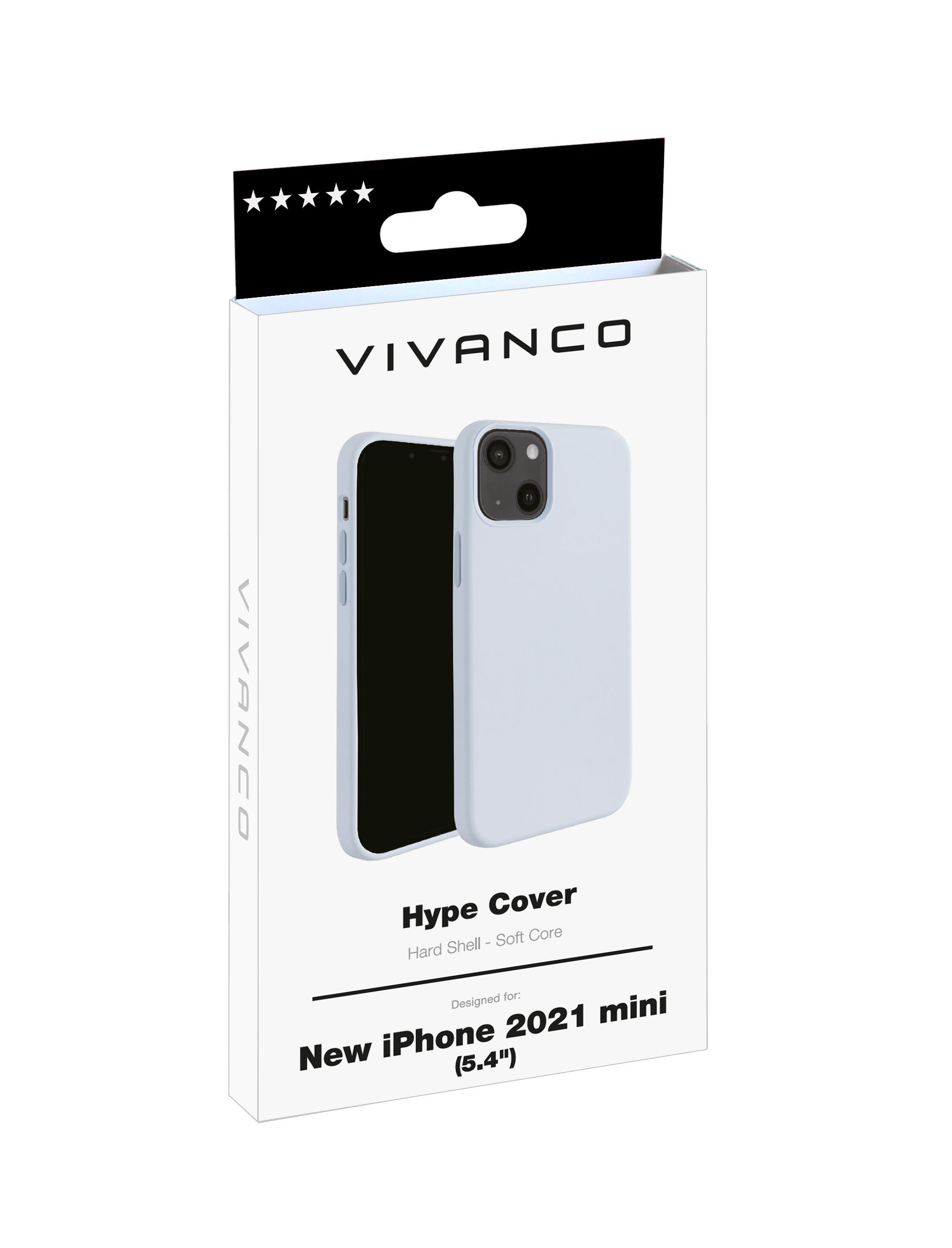 13 iPhone Cover, Mini, Apple, VIVANCO Hype Sky-Blue Backcover,