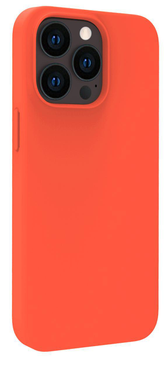 VIVANCO Hype Cover, Orange Apple, Backcover, 13 Pro, iPhone