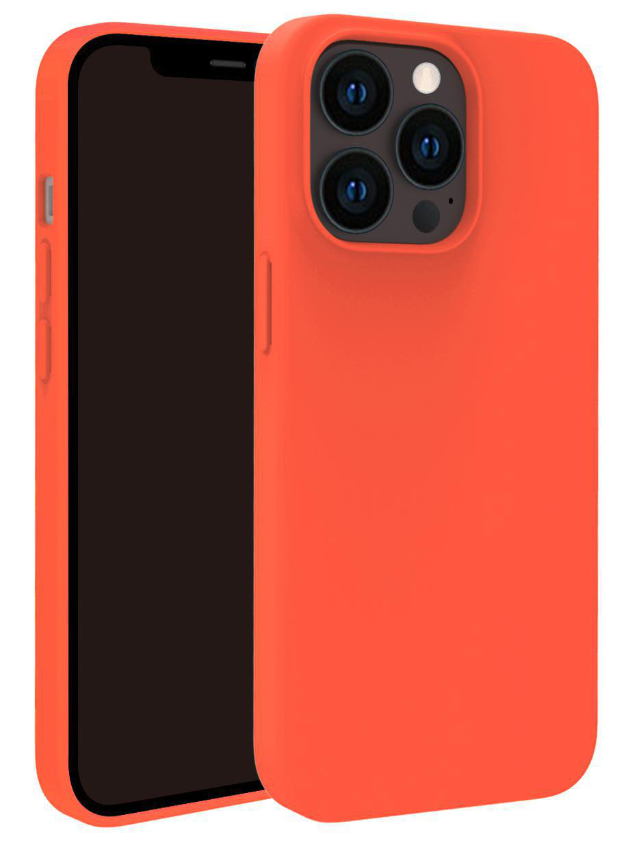 VIVANCO Hype Cover, iPhone Orange Apple, 13 Pro, Backcover