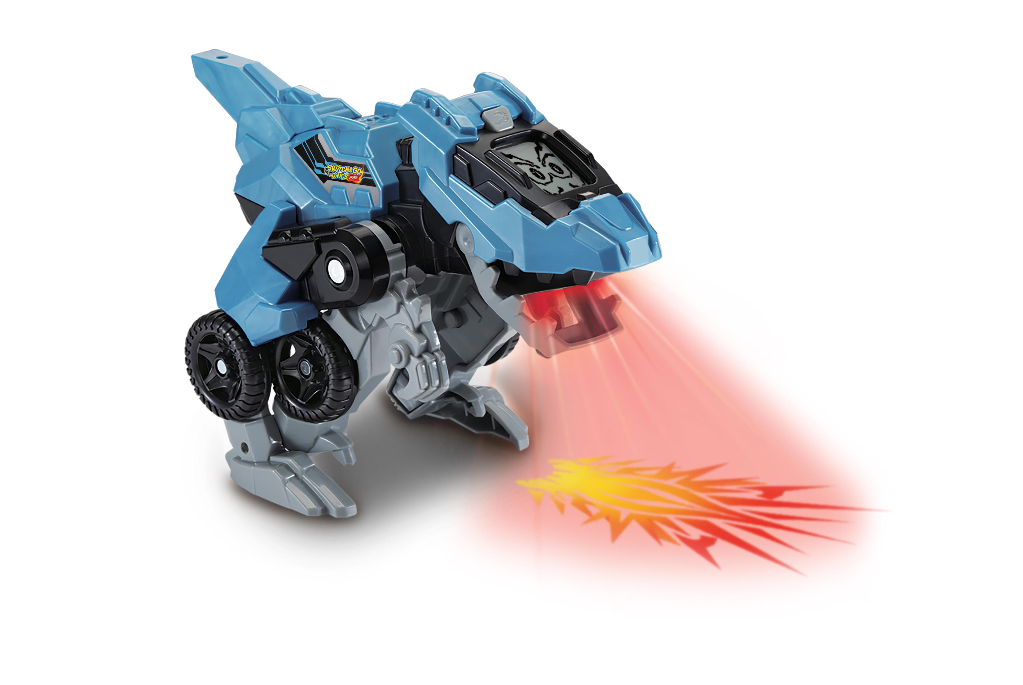 VTECH Switch & Go Dinos - Fire-Velociraptor Spielzeugauto, Mehrfarbig