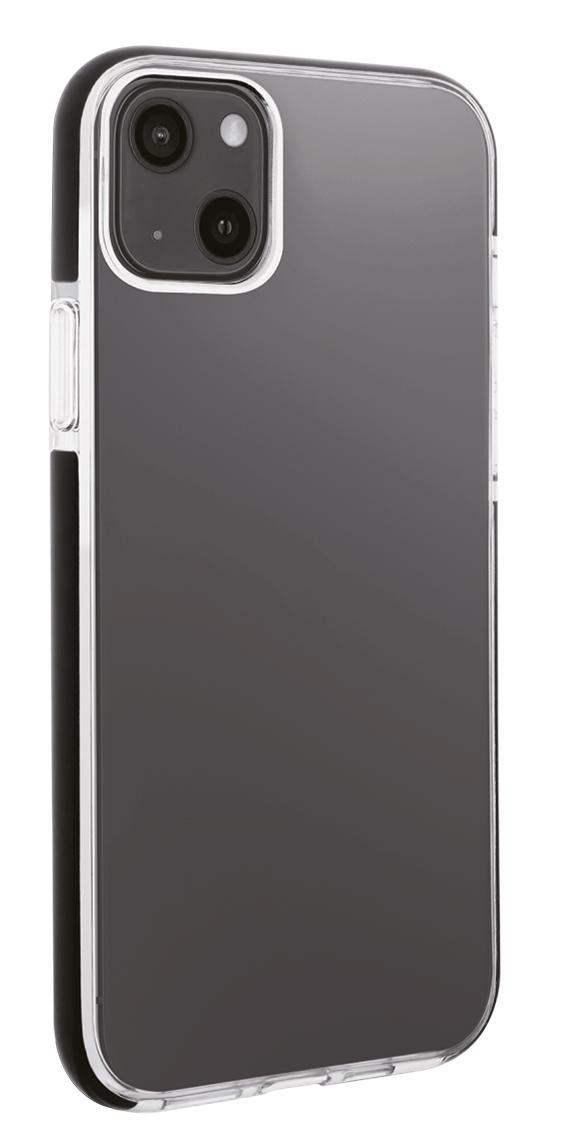 Solid, iPhone 13, Apple, Backcover, Transparent/Schwarz Rock VIVANCO