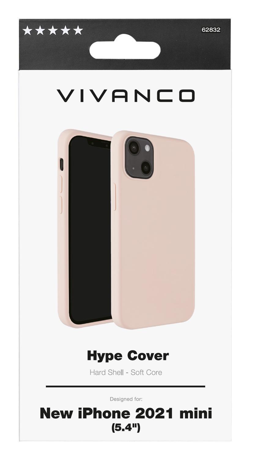 Mini, Hype Cover, iPhone Backcover, VIVANCO 13 Apple, Pink-Sand