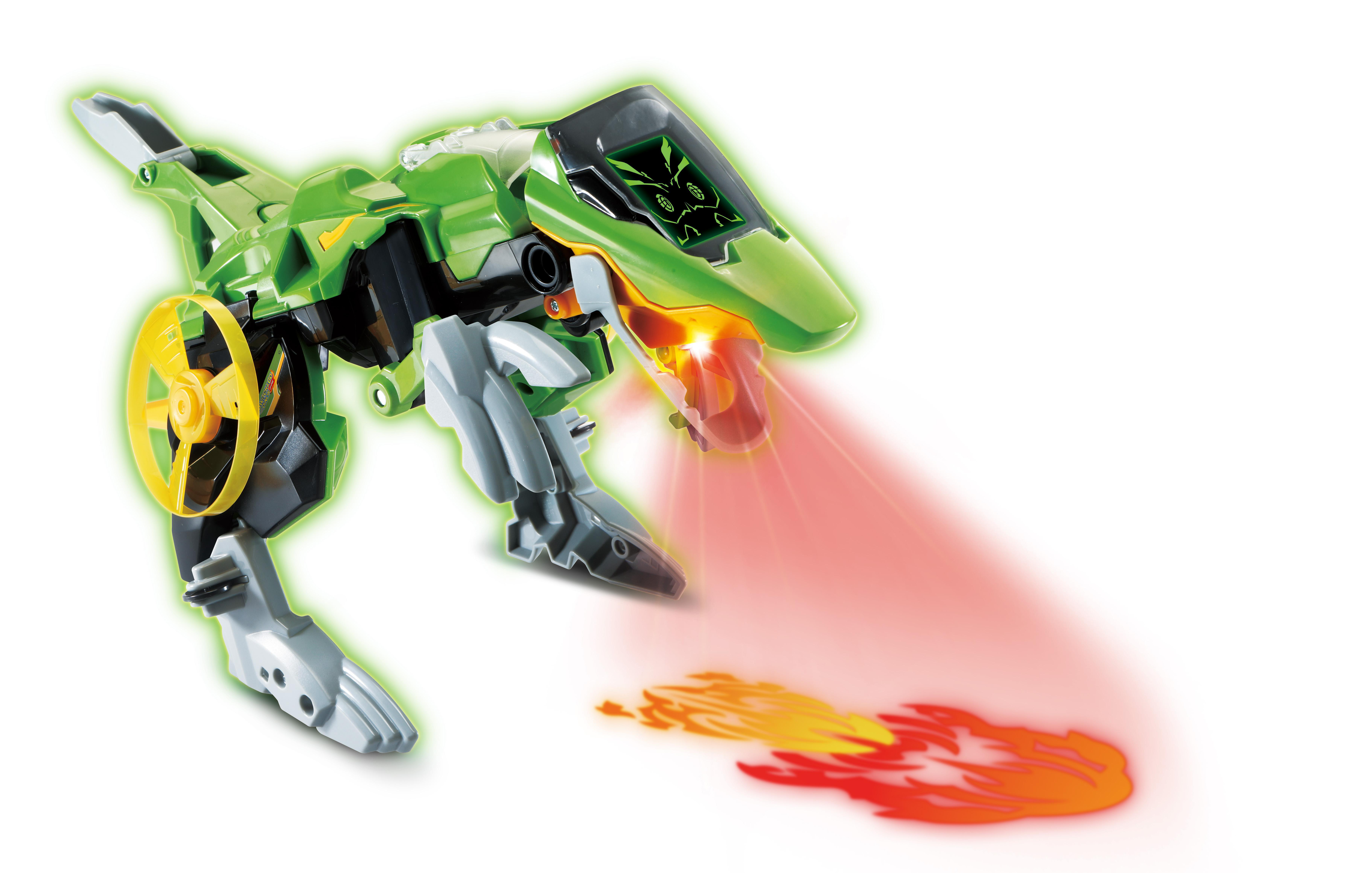 VTECH Switch & Go Dinos - Fire-Jet-Therizinosaurus Actionfigur, Mehrfarbig