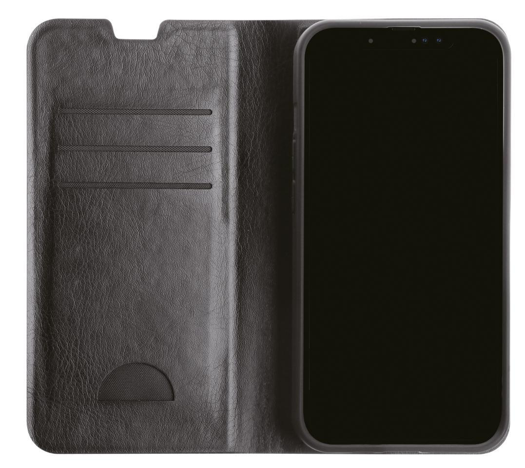 iPhone Bookcover, Apple, Premium VIVANCO 13, Schwarz Wallet,