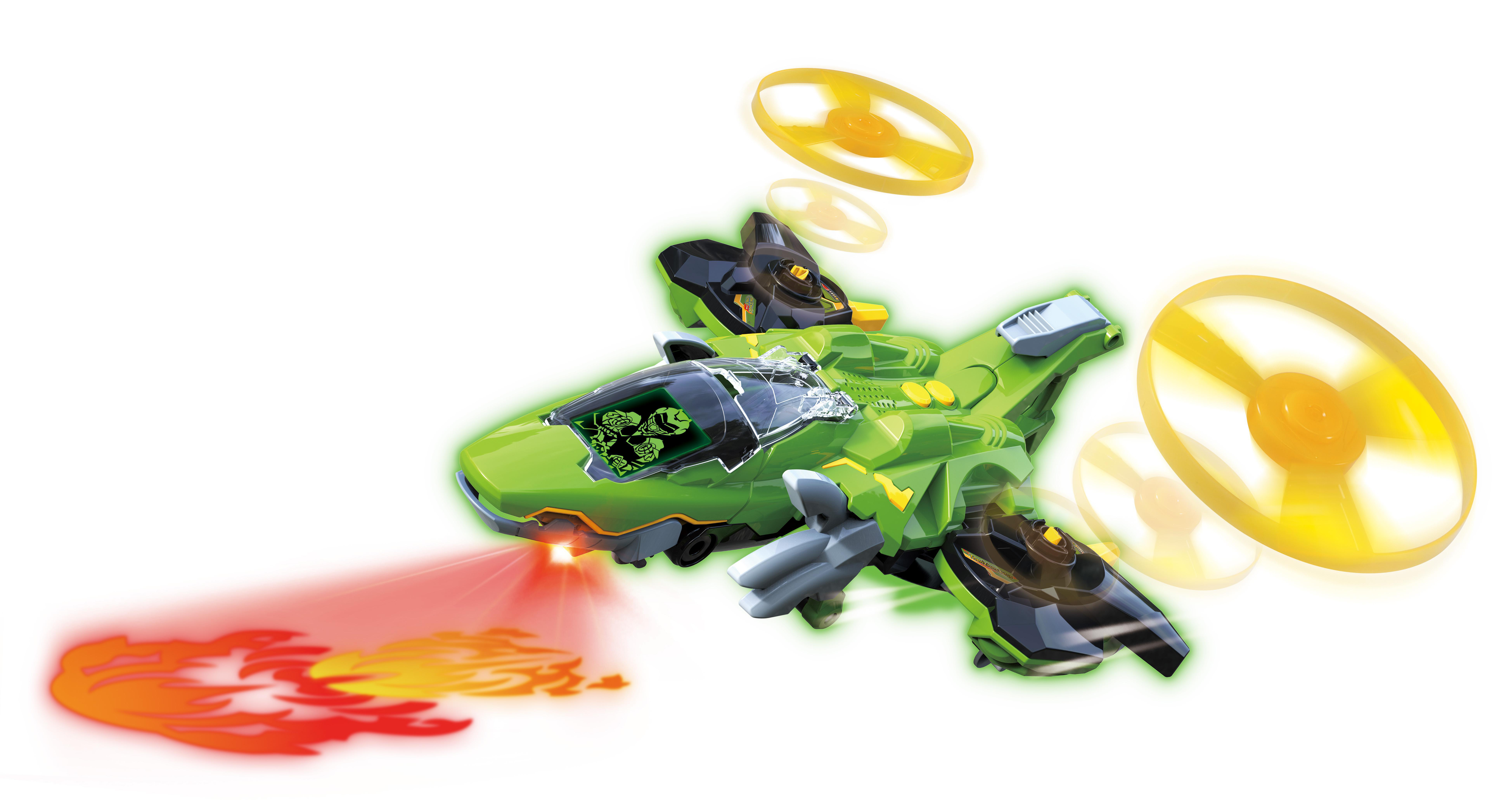 VTECH Switch & Go Dinos - Fire-Jet-Therizinosaurus Actionfigur, Mehrfarbig