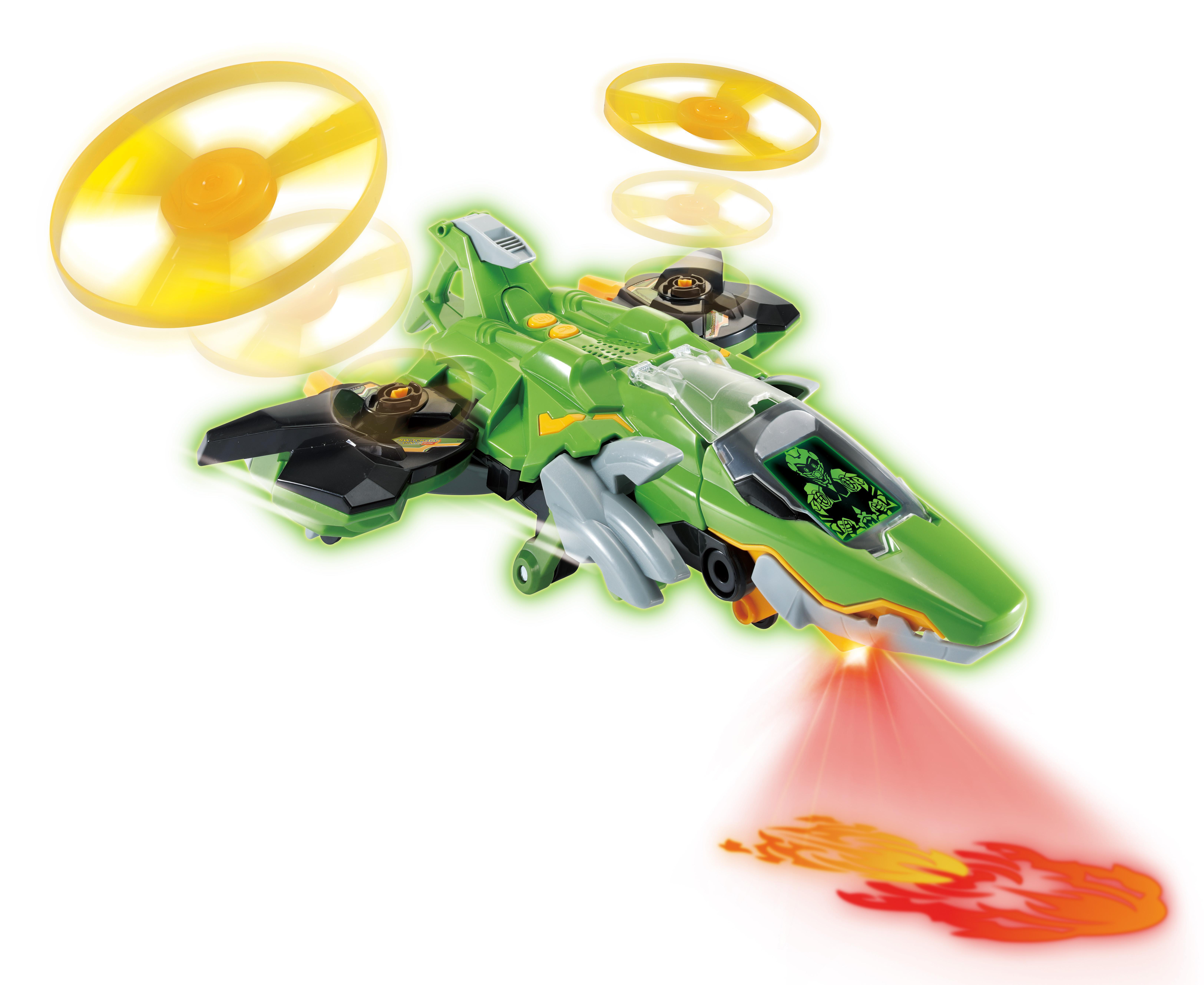 VTECH Switch & Go Dinos - Fire-Jet-Therizinosaurus Actionfigur, Mehrfarbig
