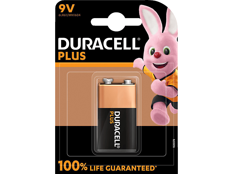 DURACELL 142190 E-Block Batterie, Alkaline, 9V Volt 1 Stück
