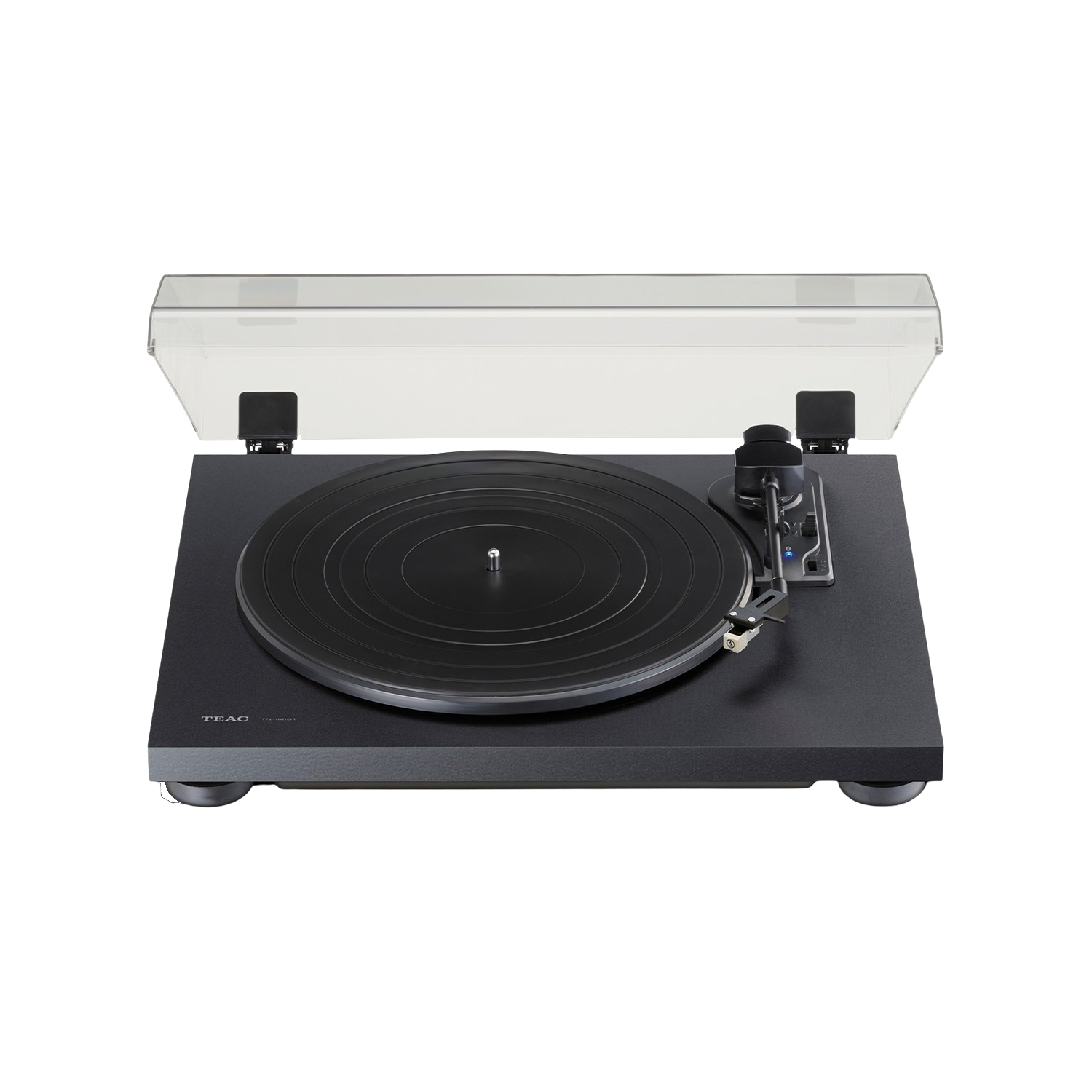 Teac Tn180bta3b Giradiscos hifi totalmente por correa 3345 rpm preamplificador fono integrado sistema mm caja mdf alta densidad negro tocadiscos bluetooth 3 tn180bta3