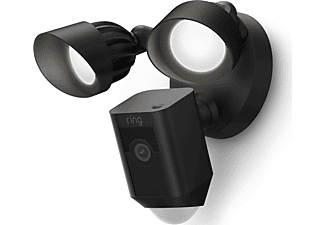 RING Floodlight Cam Wired Plus Zwart