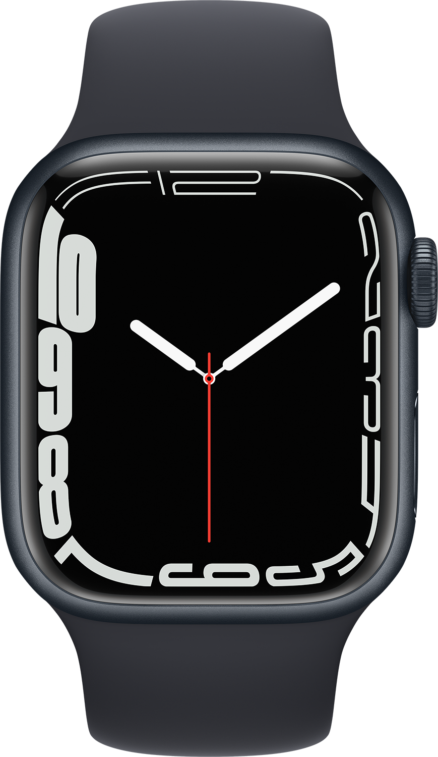APPLE Watch Series 7 Cellular 41 mm middernacht aluminium / middernacht sportband