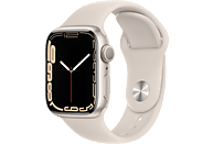 APPLE Watch Series 7 Cellular 41 mm sterrenlicht aluminium / sterrenlicht sportband