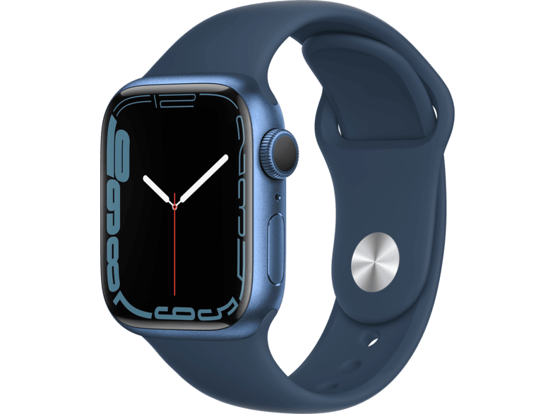 Verouderd atomair Anzai APPLE Watch Series 7 Cellular 41 mm blauw aluminium / blauwe sportband  kopen? | MediaMarkt