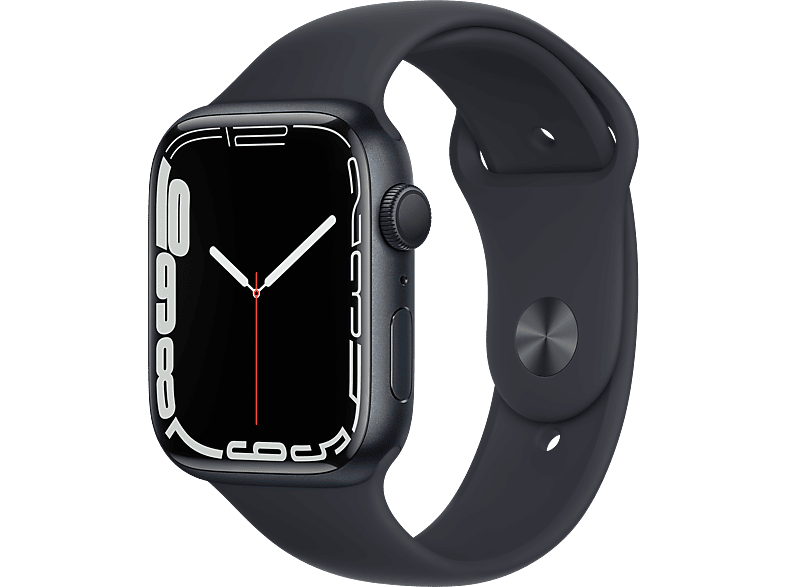APPLE Watch Series 7 Cellular 45 mm middernacht aluminium / middernacht  sportband kopen? | MediaMarkt