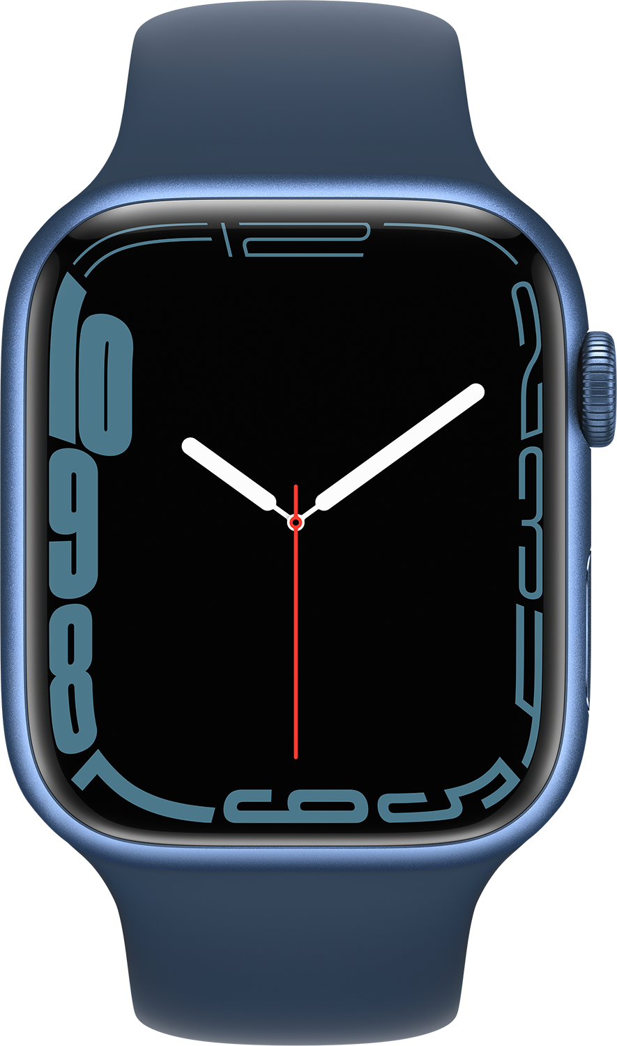 APPLE Watch Series 7 Cellular 45 mm blauw aluminium / blauwe sportband