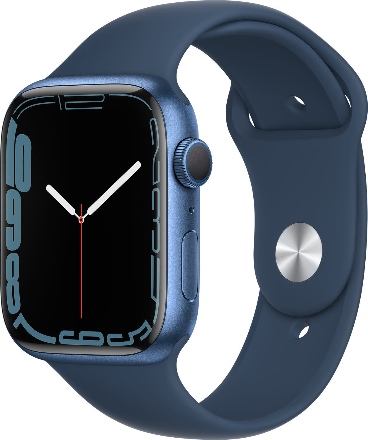 APPLE Watch Series 7 Cellular 45 mm blauw aluminium / blauwe sportband