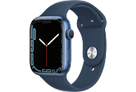 APPLE Watch Series 7 Cellular 45 mm blauw aluminium / blauwe sportband
