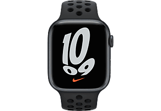 APPLE Watch Series 7 Nike+ 45 mm middernacht aluminium / antraciet/zwarte sportband