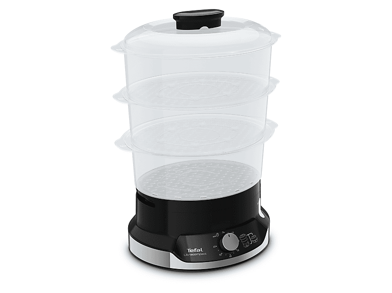 Tefal VC2048 Ultracompact Dampfgarer (800 Watt, 9 l, Schwarz) — Foto 2 von 5
