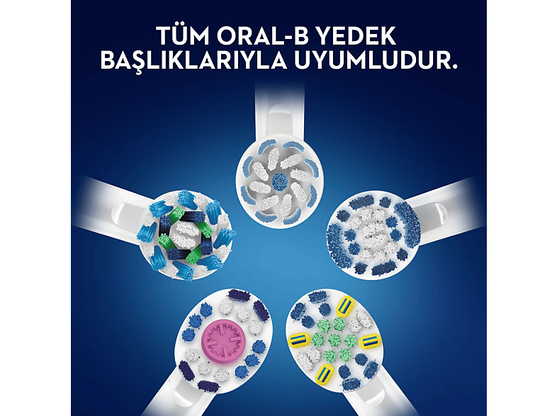 ORAL B Pro 3500 Siyah Şarjlı Diş Fırçası + Seyahat Kabı_3