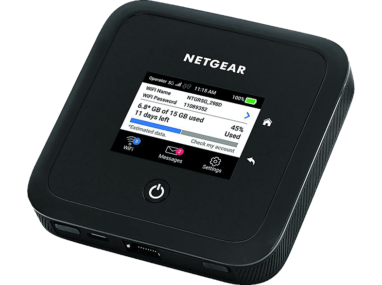 NETGEAR Nighthawk M5 5G WiFi 6 WLAN Router WLAN Router Schwarz 