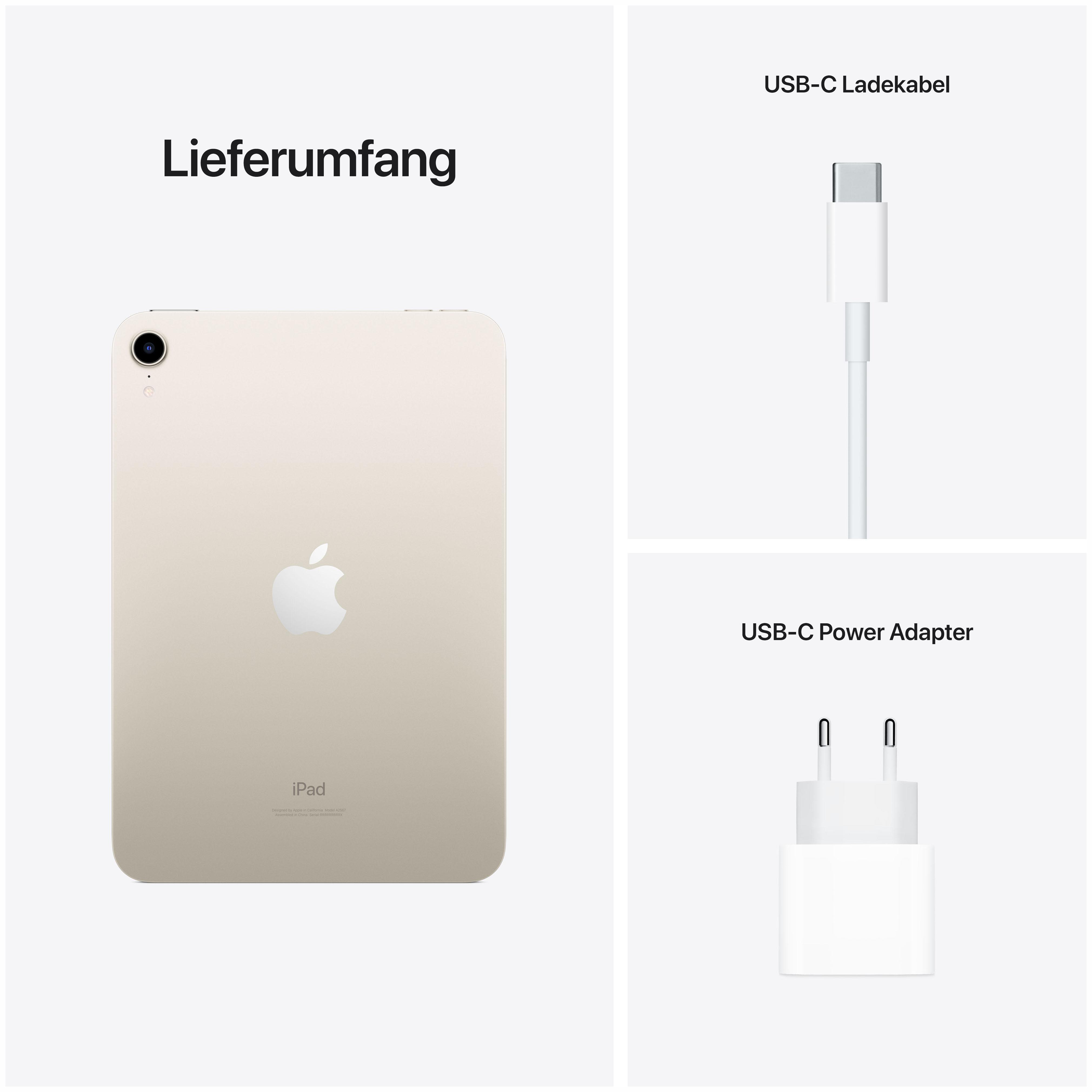APPLE iPad mini Wi-Fi, Tablet, 64 GB, 8,3 Zoll, Polarstern