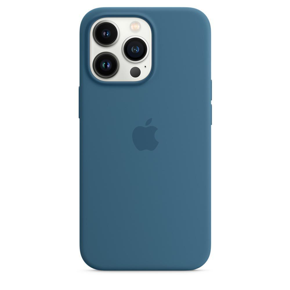 iPhone Case APPLE Silikon 13 Pro, Eisblau mit Backcover, MagSafe, Apple,