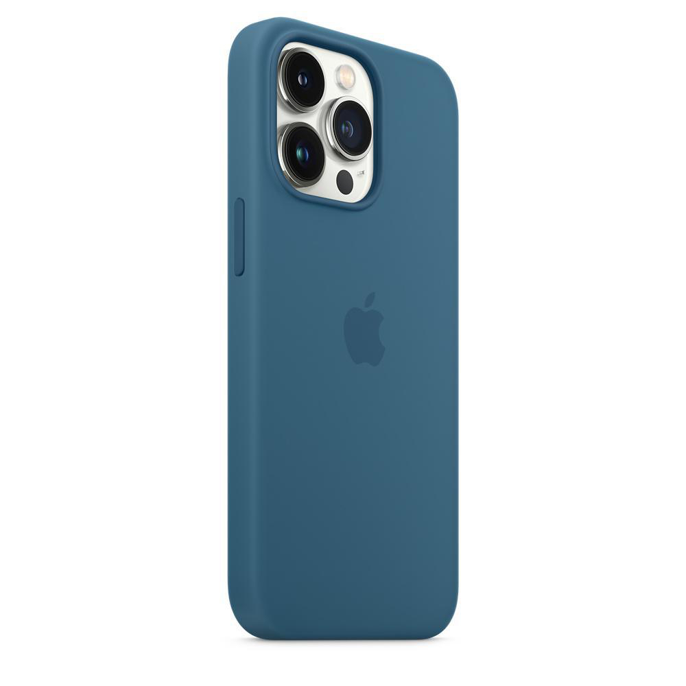 APPLE Silikon Case mit Backcover, MagSafe, iPhone Apple, 13 Eisblau Pro